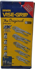 Irwin - 5 Piece Locking Plier Set - Comes in Kit Bag - Benchmark Tooling