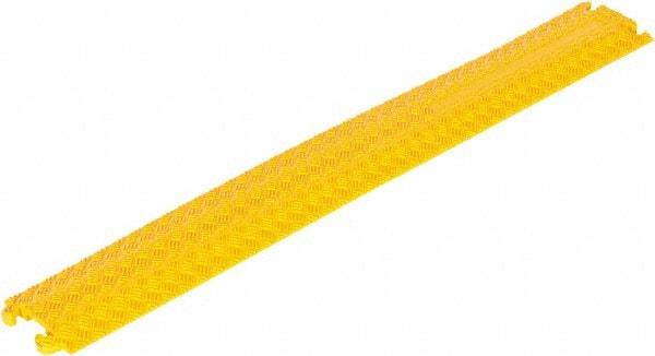 Vestil - 40" Long x 5-1/2" Wide x 3/4" High, Rubber Ramp Cable Guard - 2,200 Lb Load Limit - Benchmark Tooling