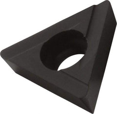 Komet - TOHX090204 G06 Grade BK6110 Carbide Boring Insert - TiCN/TiN/Al2O3 Finish, 60° Triangle, 8° Relief Angle, 5.6mm Inscr Circle, 2.5mm Thick, 0.4mm Corner Radius - Benchmark Tooling