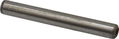 Gibraltar - 3/8" Diam x 3" Pin Length C-1215 Case Hardened Steel Pull Out Dowel Pin - 1 Beveled & 1 Threaded End - Benchmark Tooling