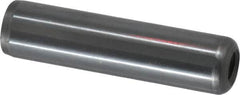 Gibraltar - 1/2" Diam x 2" Pin Length C-1215 Case Hardened Steel Pull Out Dowel Pin - 1 Beveled & 1 Threaded End - Benchmark Tooling