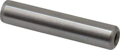 Gibraltar - 1/2" Diam x 2-1/2" Pin Length C-1215 Case Hardened Steel Pull Out Dowel Pin - 1 Beveled & 1 Threaded End - Benchmark Tooling