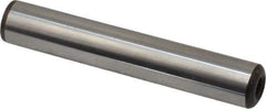 Gibraltar - 1/2" Diam x 3" Pin Length C-1215 Case Hardened Steel Pull Out Dowel Pin - 1 Beveled & 1 Threaded End - Benchmark Tooling