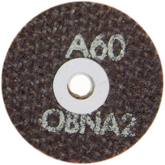 ‎1-1/2″ × 0.035″ × 1/4″ Small Diameter Cut-Off Wheel Type 01-Straight 60 Grit Aluminum Oxide - Benchmark Tooling