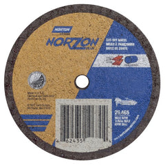 3″ × 1/16″ × 1/4″ NorZon Plus Small Diameter Cut-Off Wheel Type 01 Straight - Benchmark Tooling