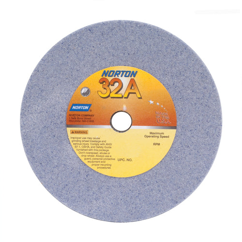 4″ × 1/4″ × 1/2″ 32A Toolroom Wheel Type 01 Straight 60 Grit Aluminum Oxide - Benchmark Tooling