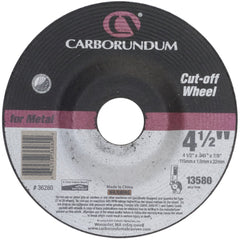 ‎9″ × 1/4″ × 5/8″-11 T270 Carbo White A24 Grit Depressed Center Wheel - Benchmark Tooling