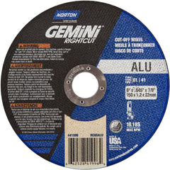 6″ × 0.045″ × 7/8″ Right Angle Cut-Off Wheel Gemini RightCut ALU 36 Grit - Benchmark Tooling