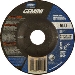 ‎4-1/2″ × 1/8″ × 7/8″ Gemini Non-Woven Depressed Center Wheel Type 27 46 Grit - Benchmark Tooling