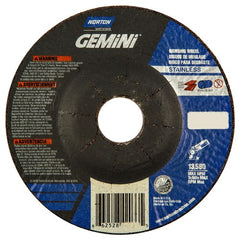 ‎4-1/2″ × 1/4″ × 7/8″ Gemini Non-Woven Depressed Center Wheel Type 27 30 Grit - Benchmark Tooling