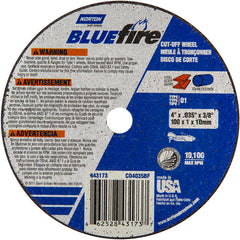 4 x .035 × 3/8″ BlueFire Small Diameter Cut-Off Wheel >3″ ZA 46 X Type 01/41 - Benchmark Tooling