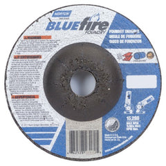 4″ × 1/4″ × 5/8″ BlueFire Non-Woven Depressed Center Wheel Type 27 Zirconia Alumina / Aluminum Oxide - Benchmark Tooling