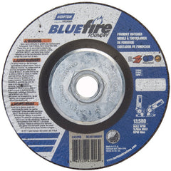 ‎4-1/2″ × 1/8″ × 5/8″ BlueFire Non-Woven Depressed Center Wheel Type 27 - Benchmark Tooling