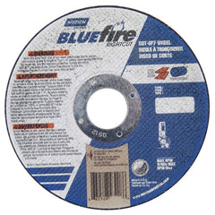 ‎4-1/2 × 1/16 × 7/8″ BlueFire RightCut Right Angle Cut-Off Wheel A 36 Q Type 01/41 - Benchmark Tooling