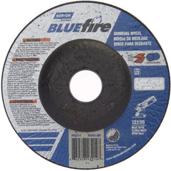 ‎4-1/2 × 1/4 × 7/8″ BlueFire Grinding Wheel ZA 24 S Type 27 - Benchmark Tooling