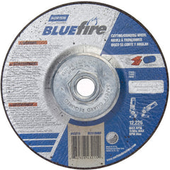 ‎5 × 1/8 × 5/8 - 11″ BlueFire Grinding Wheel ZA 30 U Type 27 - Benchmark Tooling