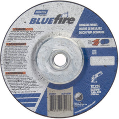 ‎5 × 1/4 × 5/8 - 11″ BlueFire Grinding Wheel ZA 24 S Type 27 - Benchmark Tooling