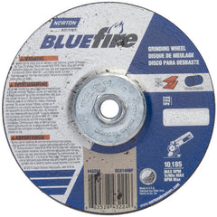 ‎6 × 1/4 × 5/8 - 11″ BlueFire Grinding Wheel ZA 24 S Type 27 - Benchmark Tooling