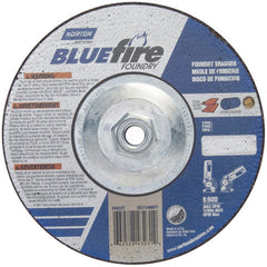 7″ × 1/4″ × 5/8″ BlueFire Non-Woven Depressed Center Wheel Type 27 Zirconia Alumina / Aluminum Oxide - Benchmark Tooling