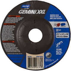 ‎4-1/2″ × 1/4″ × 7/8″ Gemini Depressed Center Wheel Type 27 Aluminum Oxide - Benchmark Tooling