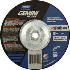 ‎7″ × 1/8″ × 5/8″-11 Charger Non-Woven Depressed Center Wheel Type 29 36 Grit - Benchmark Tooling