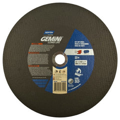 12″ × 7/64″ × 1″ Gemini Chopsaw Type 01 Straight Cut-Off Wheel Aluminum Oxide - Benchmark Tooling