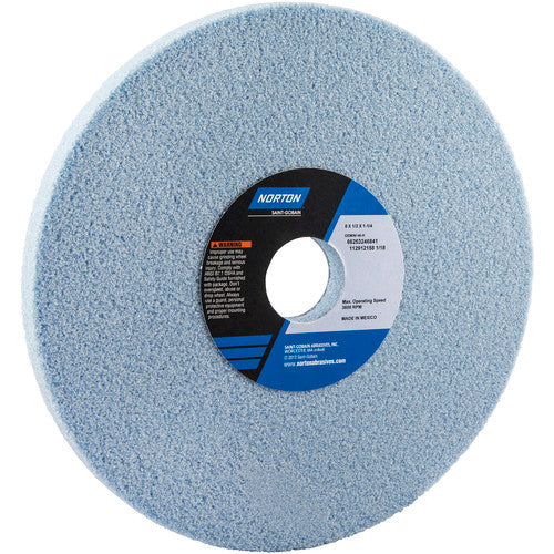 ‎8″ × 1/2″ × 1-1/4″ Gemini Toolroom Wheel Type 01 Straight 46 Grit Aluminum Oxide - Benchmark Tooling