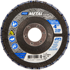 ‎4-1/2 × 7/8″ Metal Fiberglass Conical Flap Disc Type 29 P36 Grit R828 Zirconia Alumina - Benchmark Tooling