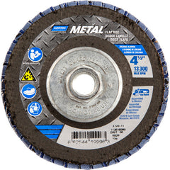 ‎4-1/2 × 5/8 - 11″ Metal Fiberglass Conical Flap Disc Type 29 P60 Grit R828 Zirconia Alumina - Benchmark Tooling