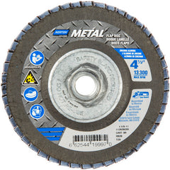 ‎4-1/2 × 5/8 - 11″ Metal Fiberglass Conical Flap Disc Type 29 80 Grit R828T Zirconia Alumina - Benchmark Tooling