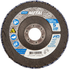 5″ × 1/4″ × 7/8″ Metal Flap Disc Type 29 Conical 40 Grit Zirconia Alumina - Benchmark Tooling