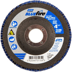 ‎4-1/2 × 7/8″ BlueFire Fiberglass Conical Flap Disc Type 29 P80 Grit R884P Ceramic Alumina - Benchmark Tooling