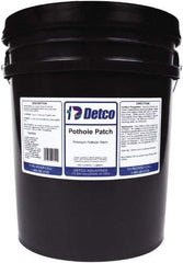 Detco - 5 Gal Pothole Patch - Black, 5 Sq Ft Coverage - Benchmark Tooling