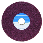 8 x 2 x 3" - Medium Grit - 5AM - Aluminum Oxide - Bear-Tex Convolute Non-Woven Wheel - Benchmark Tooling