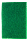 3-1/4 x 6-1/4 x 3/4" - Green/Yellow; Scour-N-Sponge Pad; Aluminum Oxide; Very Fine - Benchmark Tooling