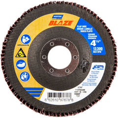 ‎4-1/2 × 7/8″ Blaze Fiberglass HD Flat Flap Disc Type 27 36 Grit R980P Premium Ceramic Alumina - Benchmark Tooling