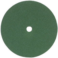 7″ × 1/4″ × 7/8″ GreenLyte Plus SG F986 Fiber Disc 50 Grit Ceramic Alumina - Benchmark Tooling