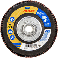 ‎4-1/2 × 5/8 - 11″ Blaze Fiberglass Conical Flap Disc Type 29 60 Grit R980P Premium Ceramic Alumina - Benchmark Tooling