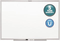 Quartet - 36" High x 60" Wide Magnetic Dry Erase Board - Steel, Includes Dry-Erase Marker & Mounting Kit - Benchmark Tooling