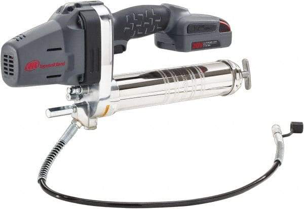 Ingersoll-Rand - 6,250 Max psi, Flexible Lever Grease Gun - 14 oz Capacity - Benchmark Tooling