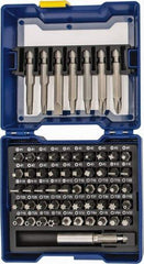 Irwin - 58 Piece, 1/4" Drive Screwdriver Insert Bit Set - #1 to #3 Phillips, 0.05 to 1/4" Hex, 1.27 to 10mm Hex, T10 to T40 Torx, #1 to #3 Square Recess - Benchmark Tooling