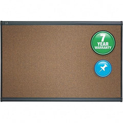 Quartet - 24" High x 36" Wide Cubicle Magnetic - Cork, Includes Mounting Kit - Benchmark Tooling