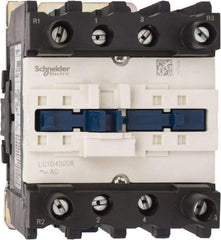 Schneider Electric - 4 Pole, 120 Coil VAC at 60 Hz, 60 Amp at 440 VAC, Nonreversible IEC Contactor - Bureau Veritas, CCC, CSA, CSA C22.2 No. 14, DNV, EN/IEC 60947-4-1, EN/IEC 60947-5-1, GL, GOST, LROS, RINA, RoHS Compliant, UL 508, UL Listed - Benchmark Tooling