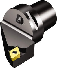 Sandvik Coromant - Right Hand Cut, Size C6, TR-DC1308 Insert Compatiblity, Internal Modular Turning & Profiling Cutting Unit Head - 45mm Ctr to Cutting Edge, 65mm Head Length, Through Coolant, Series CoroTurn TR - Benchmark Tooling