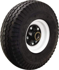 Hamilton - 18 Inch Diameter x 5-3/4 Inch Wide, Rubber Caster Wheel - 1,655 Lb. Capacity, 4-7/8 Inch Hub Length, 1 Inch Axle Diameter, Tapered Roller Bearing - Benchmark Tooling