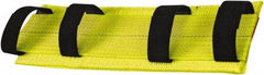 Lift-All - 18" Long x 8" Wide x 0.8" High x 51/64" Thick, Wear Pad - Fits up to 6" Web Sling Width - Benchmark Tooling