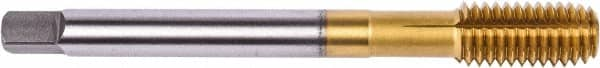 Union Butterfield - 3/4-10 UNC 2B Modified Bottoming Thread Forming Tap - Powdered Metal High Speed Steel, TiN Finish, 4.921" OAL, 1.181" Thread Length, Right Hand Thread, Series 1681AP - Benchmark Tooling