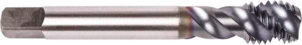 Union Butterfield - 3/4-10 UNC 3 Flute 2B Modified Bottoming Spiral Flute Tap - Powdered Metal, TiCN Finish, 4.921" OAL, Right Hand Flute, Right Hand Thread, Series 1676AP - Benchmark Tooling