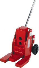 GKS - 5 Ton Capacity Fork Lift Jack - 1.2" to 15.9" High, 5-1/2" Piston Stroke - Benchmark Tooling