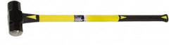 Ability One - 10 Lb Head, 48" Long Sledge Hammer - Steel Head, Fiberglass Handle with Grip - Benchmark Tooling